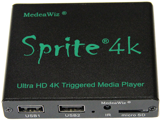 MedeaWiz DV-S1 Sprite triggered video player and accessories